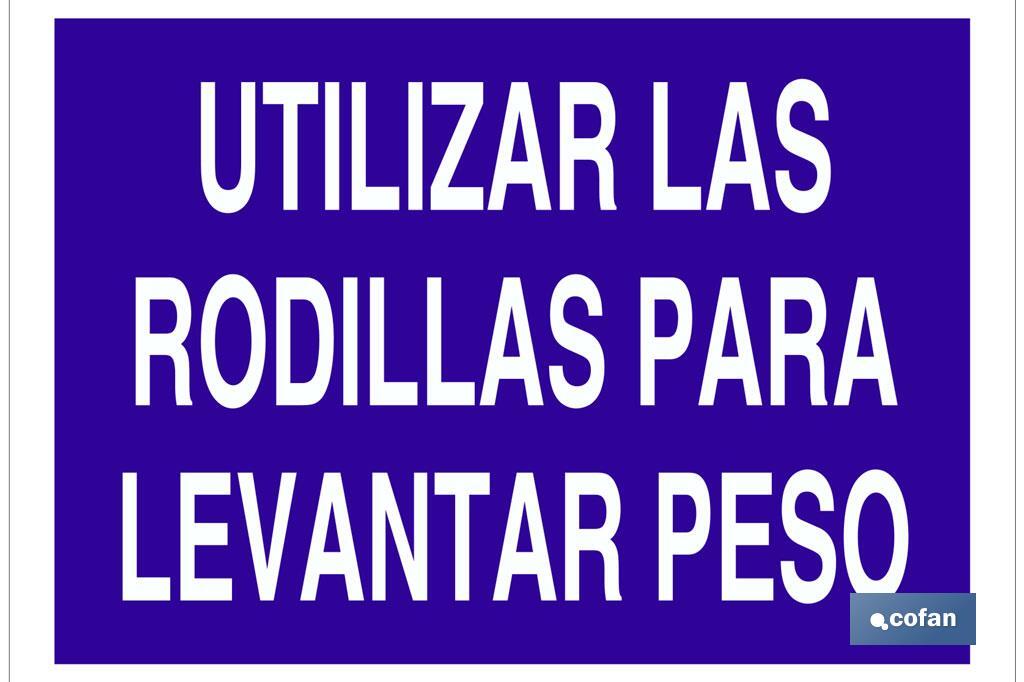 SEÑAL POLIESTIRENO 297X210 (PACK: 1 UDS)