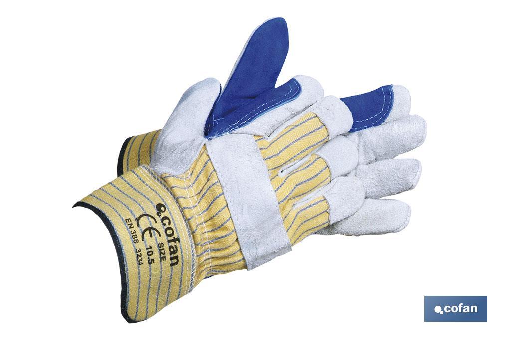 Guantes Serraje Americano Reforzados