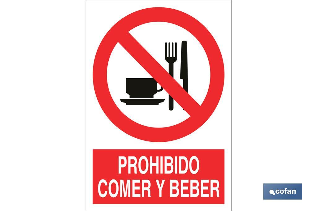 Prohibido comer y beber